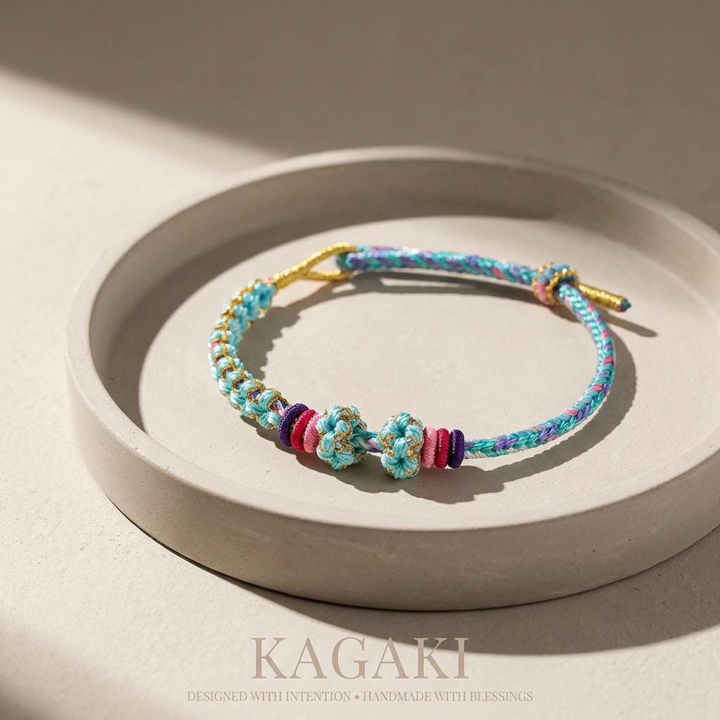 KAGAKI handwoven Tibetan bracelet detail — placeholder gift guide image (replace later)