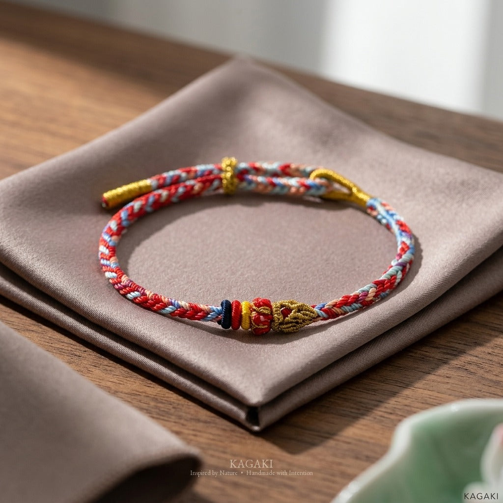 KAGAKI handmade adjustable braided cord bracelet base — Canvas – 描 — Twin Canvas — styled-scene-supplemental (17/24)