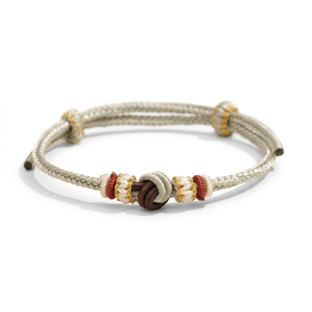 KAGAKI Haze Loam Steady earth and mist meditation cord, main product view (white background), meditation daily ritual
