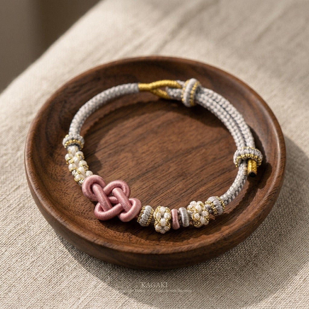 KAGAKI Quintet Slow Bloom five moments infinity knot meditation, studio view, meditation daily ritual