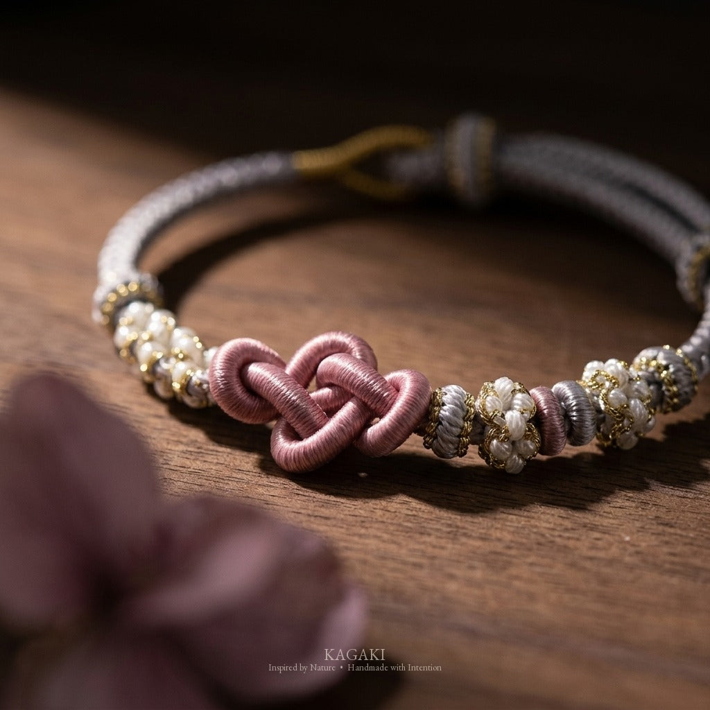 KAGAKI Quintet Slow Bloom five moments infinity knot meditation, studio view, meditation daily ritual