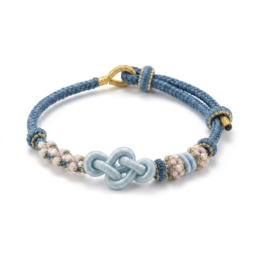 KAGAKI Quintet Long View five moments infinity knot meditation, main product view (white background), meditation daily ritual