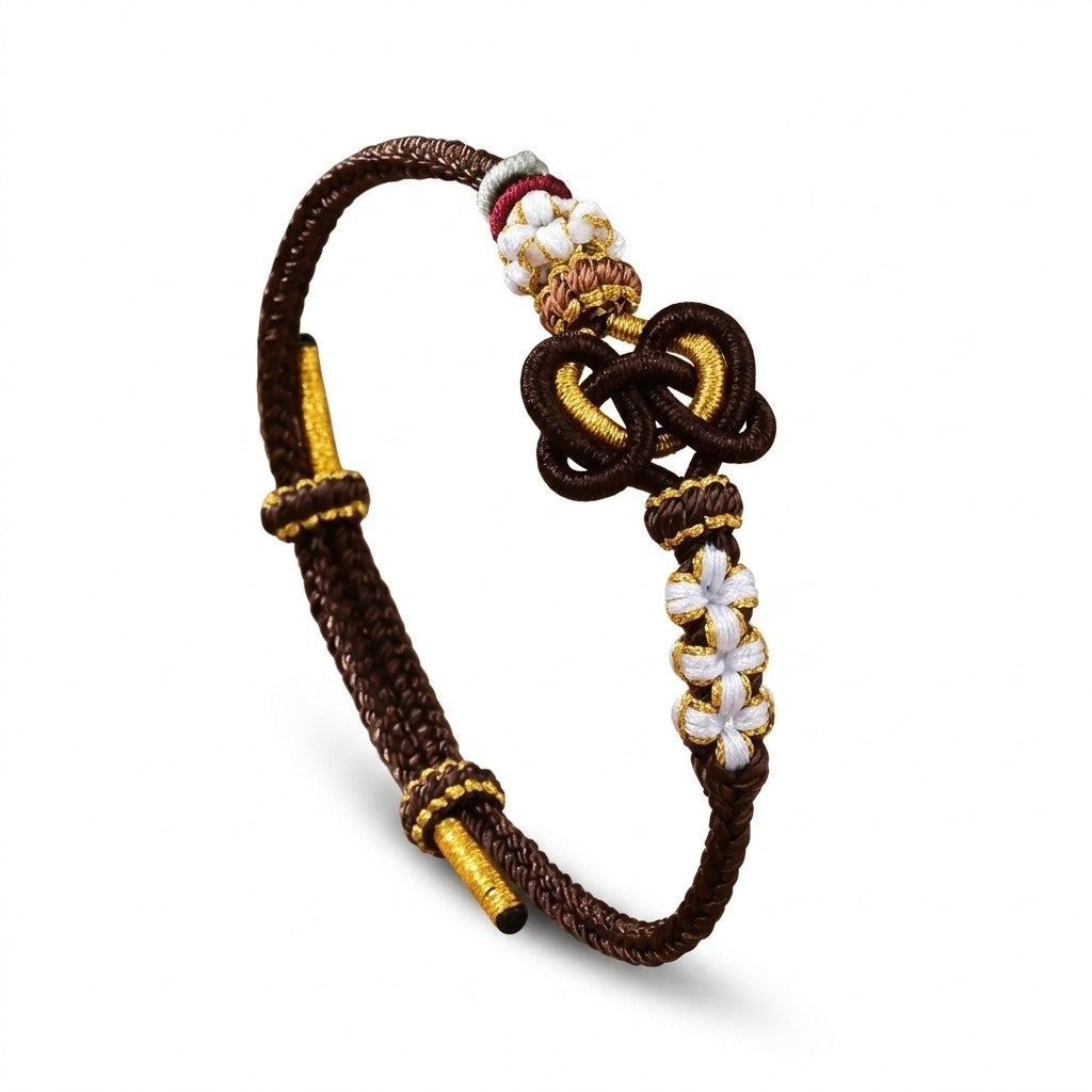 KAGAKI handmade heart knot friendship cord bracelet — Pulse – 鼓 — Earth Pulse — primary-per-variant (10/24)