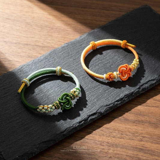 KAGAKI handmade heart knot friendship cord bracelet — Pulse – 鼓 — — — grouped-showcase (23/24)