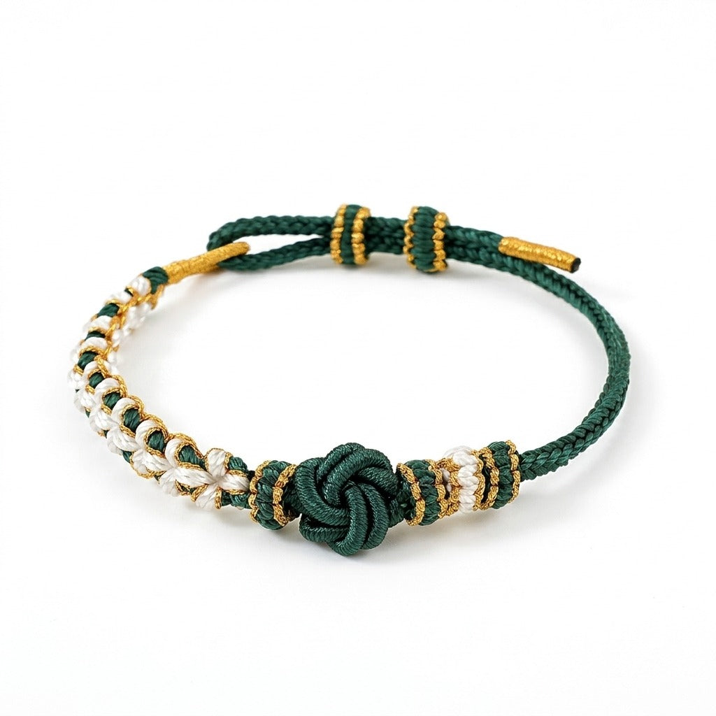KAGAKI handmade infinity flower knot cord bracelet — Garland – 環 — Spring Garland — primary-per-variant (10/14)
