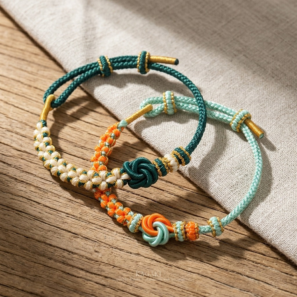 KAGAKI Mandala mandala infinity flower meditation cord, product view, meditation daily ritual