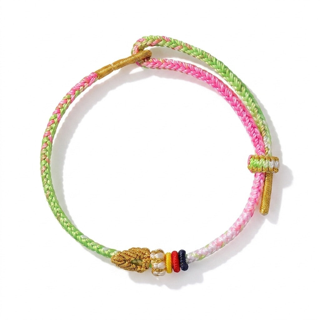 KAGAKI handmade gradient braided cord bracelet — Radiant – 輝 — Garden Radiant — primary-per-variant (10/14)
