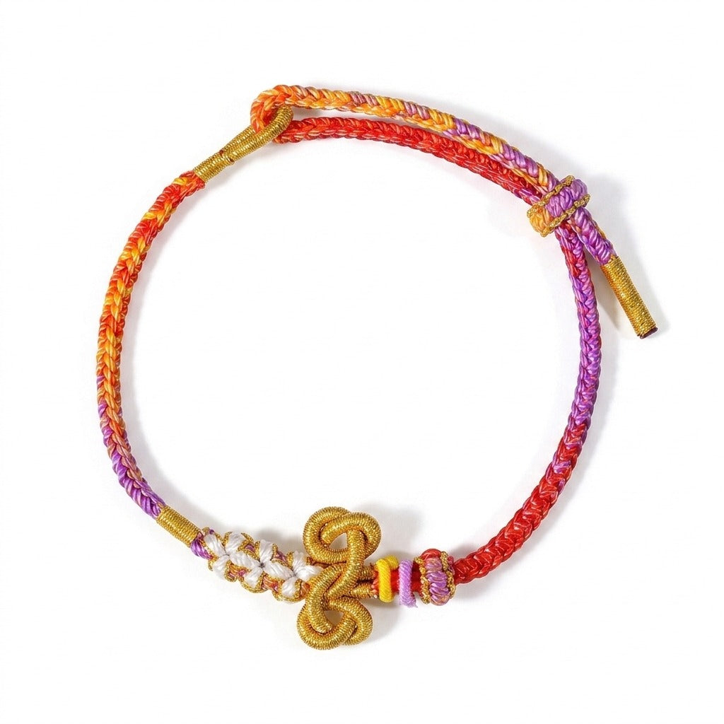 KAGAKI handmade gradient meditation cord bracelet — Verse – 韻 — Sunset Verse — primary-per-variant (13/17)