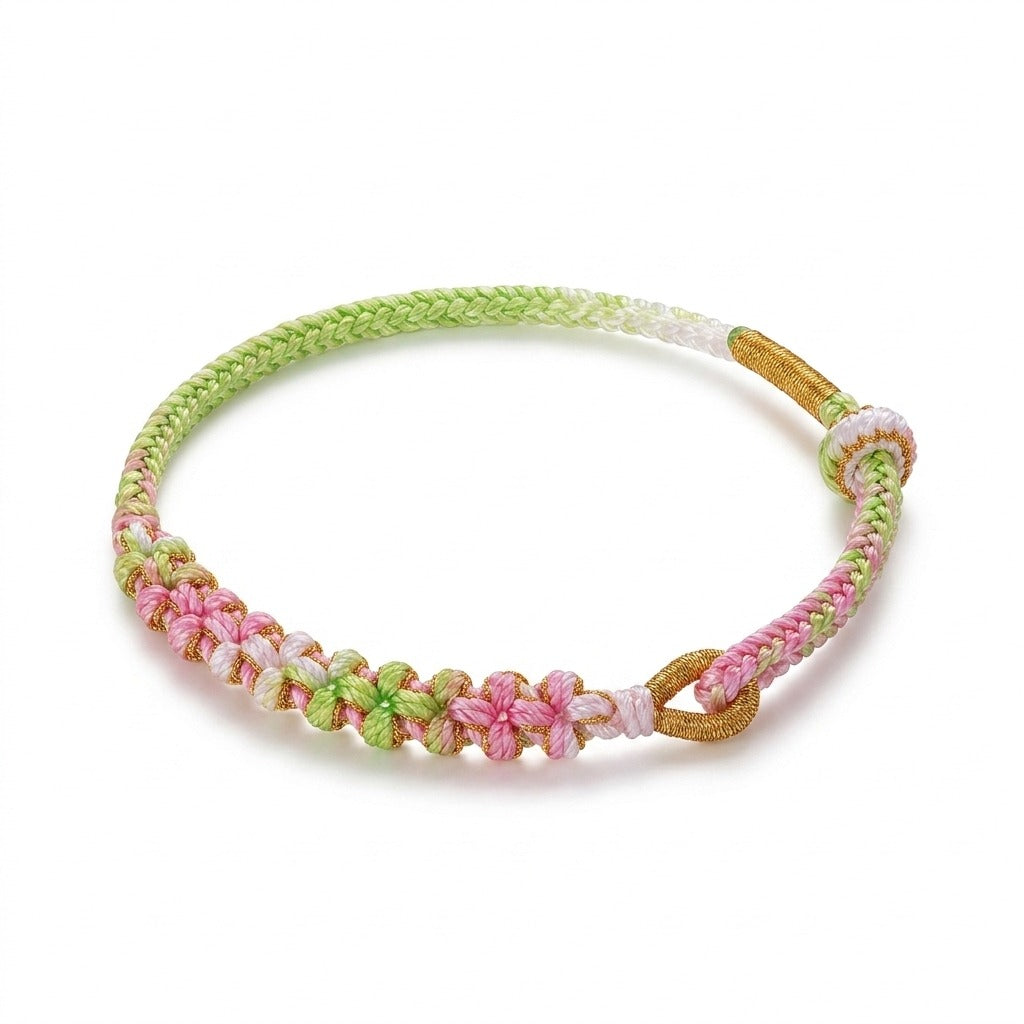 KAGAKI Spring Wisp spring sakura gradient cord, main product view (white background), sakura cord gift